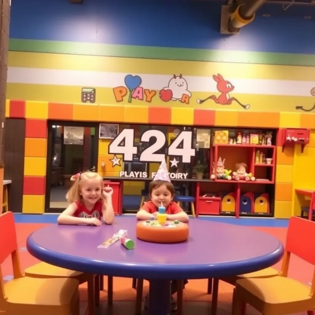 Kids birthday party places 424 Play Factory in Pittsburgh
