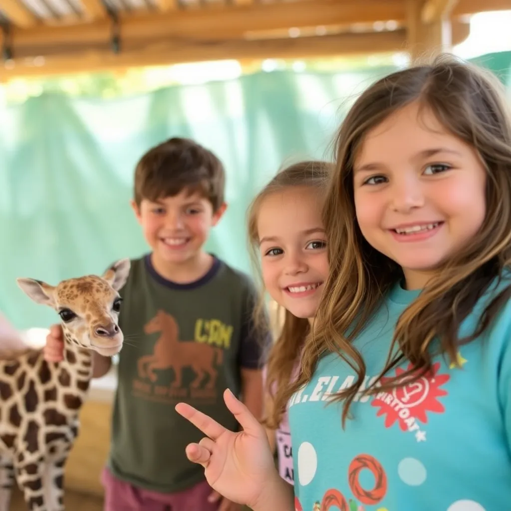 Kids birthday party places Abq Biopark Zoo in Albuquerque