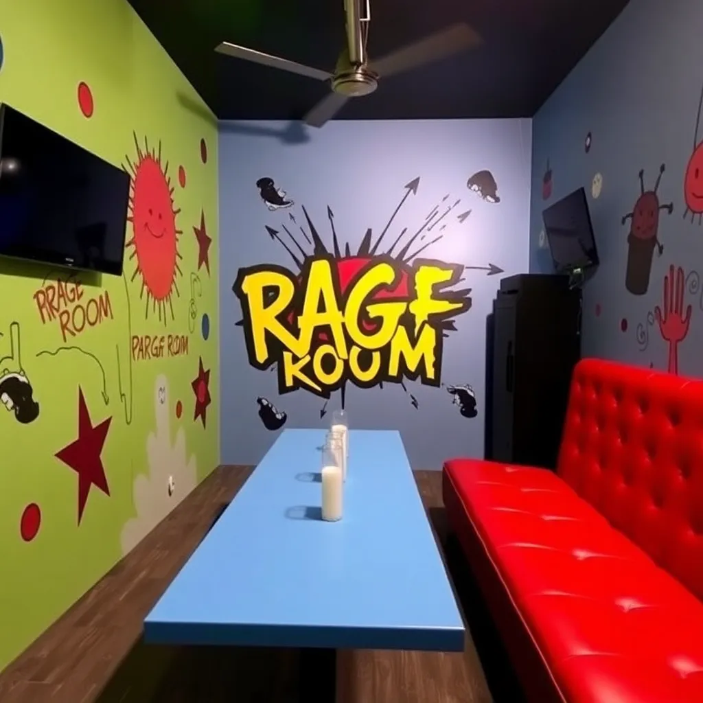 Kids birthday party places Abq Rage Room in Albuquerque