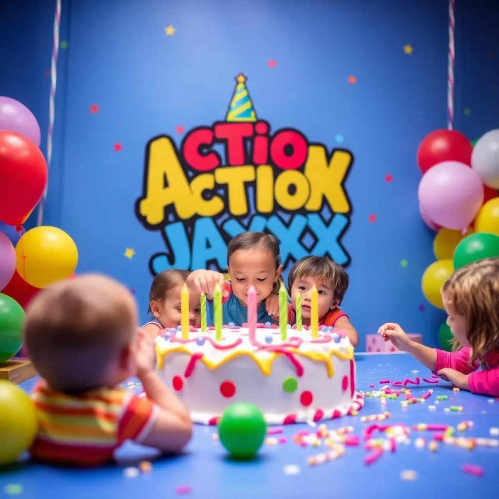 Kids birthday party places Action Jaxx in Waldorf