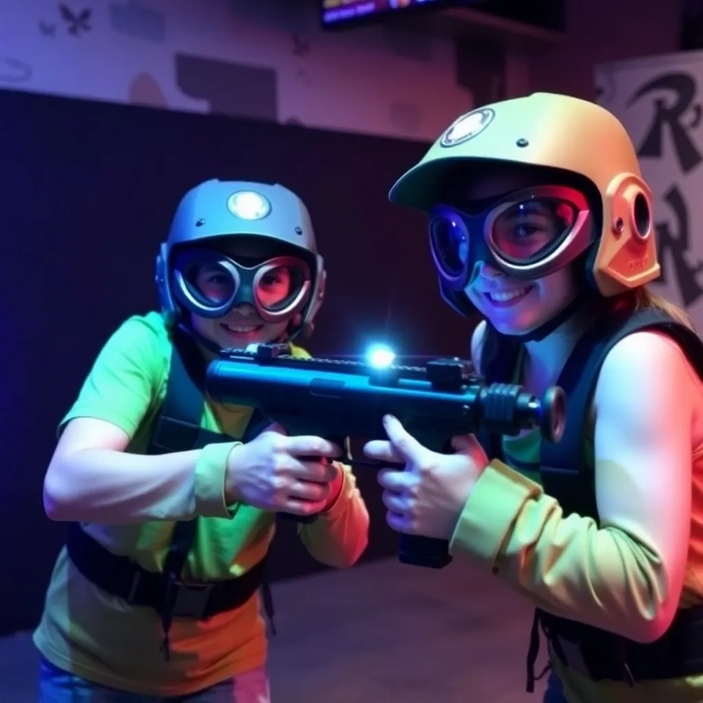 Kids birthday party places Adventure Quest Laser Tag in Harahan