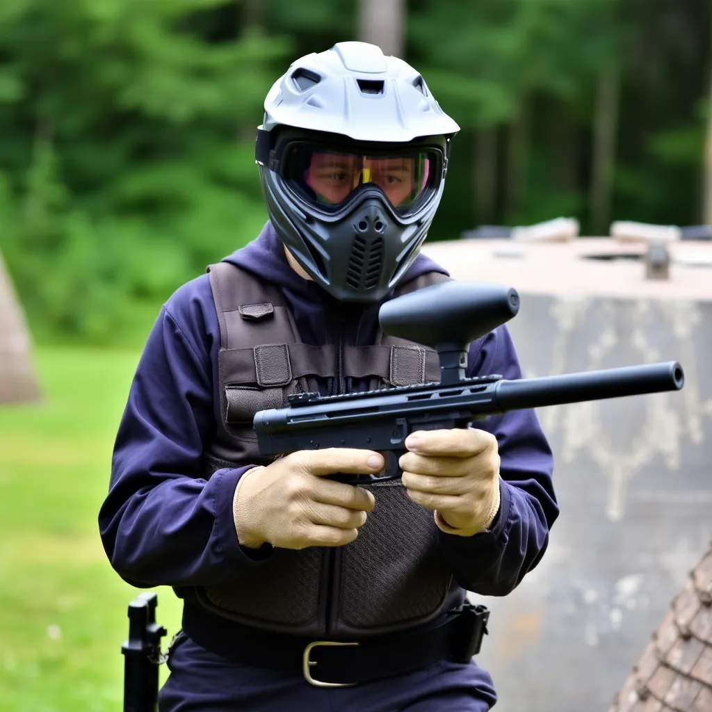 Kids birthday party places Ag Paintball in Weare