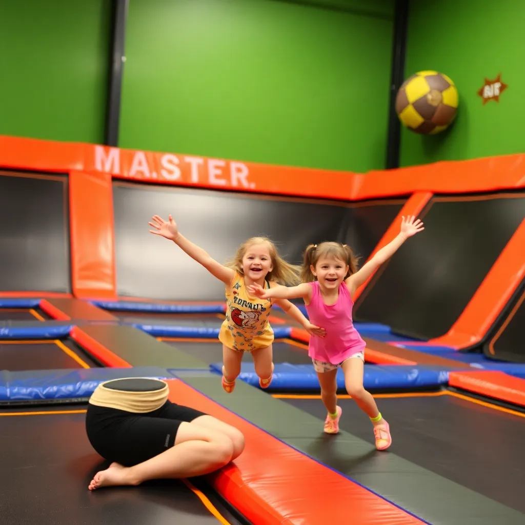 Kids birthday party places Air Insanity Indoor Trampoline Park in Rochester