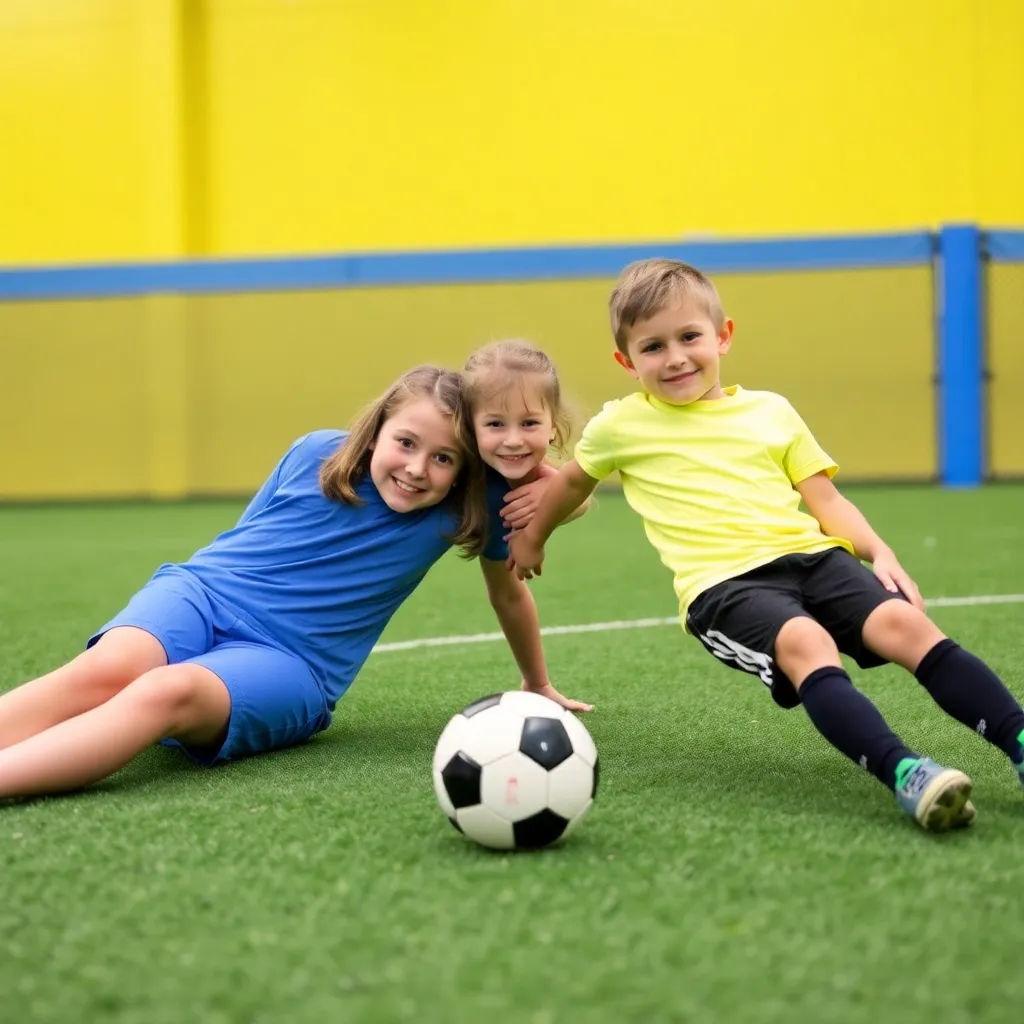 Kids birthday party places Airpark Soccerplex in Gaithersburg