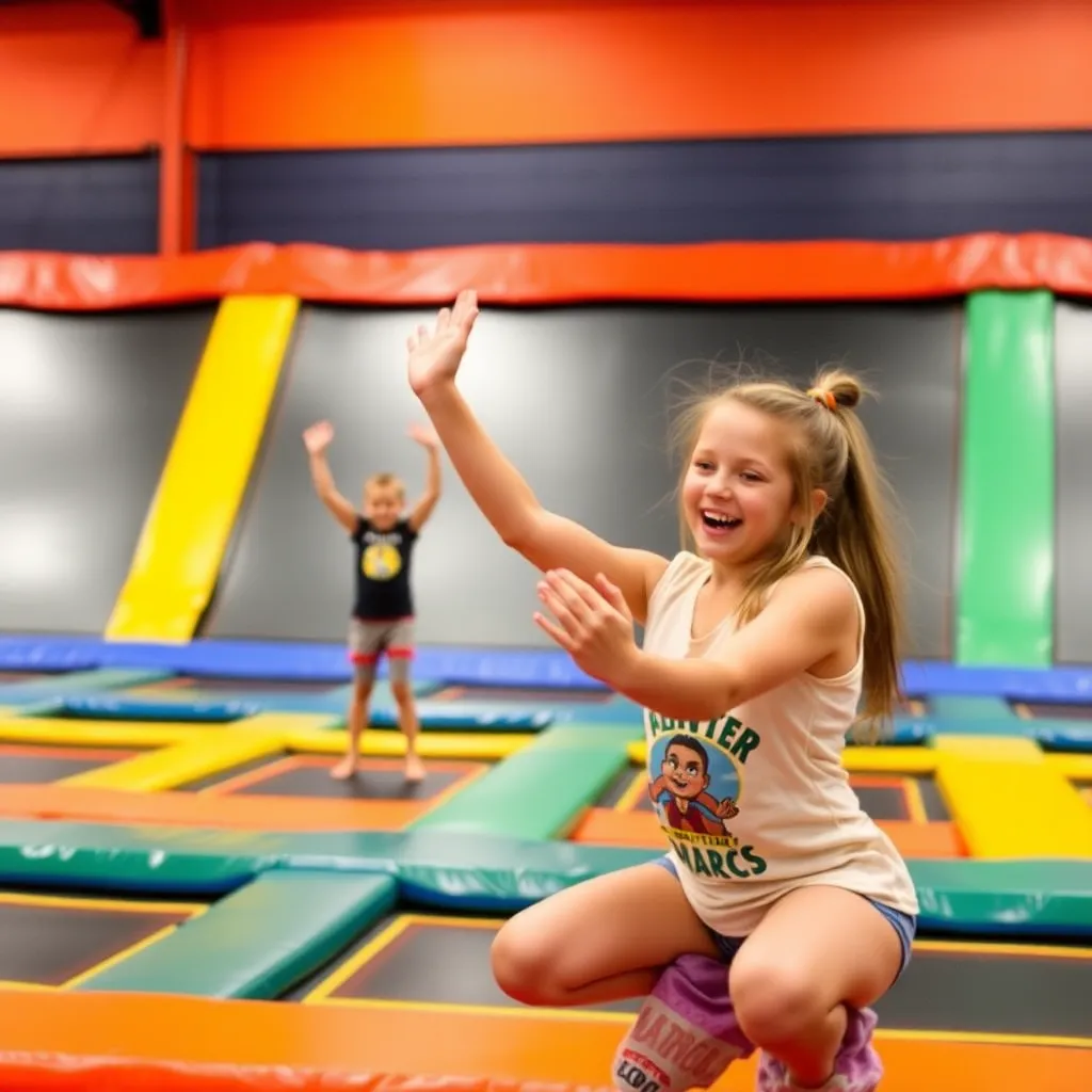 Kids birthday party places All Air Extreme Trampoline Park in Hendersonville