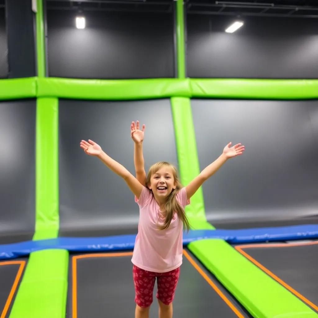 Kids birthday party places Altitude Chicago Trampoline Park in Chicago