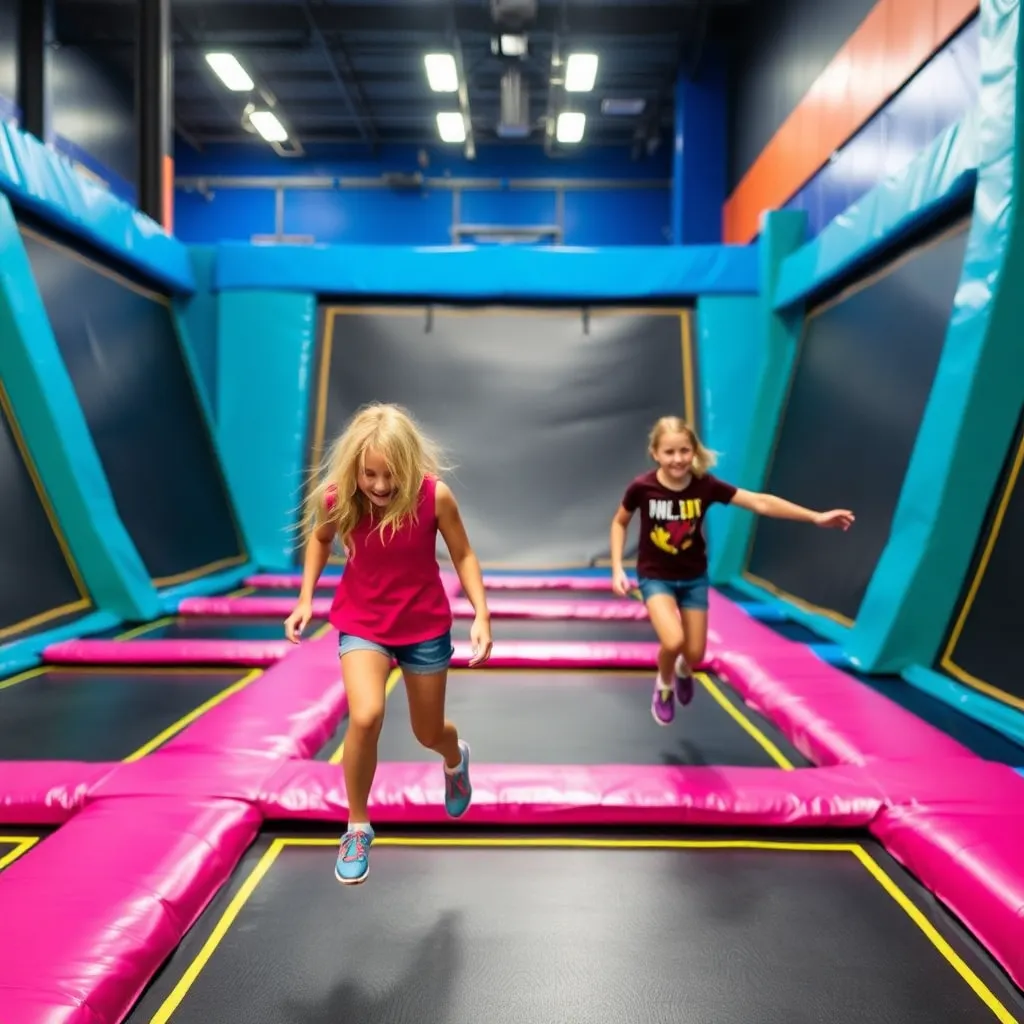 Kids birthday party places Altitude Trampoline Park in Fayetteville