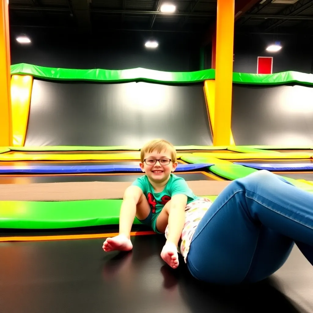 Kids birthday party places Altitude Trampoline Park in Monroe