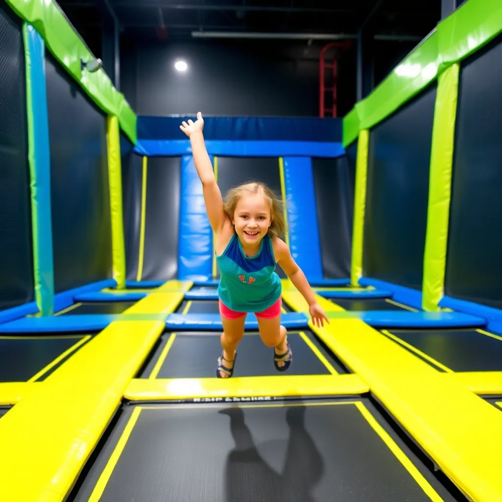Kids birthday party places Altitude Trampoline Park in Avon