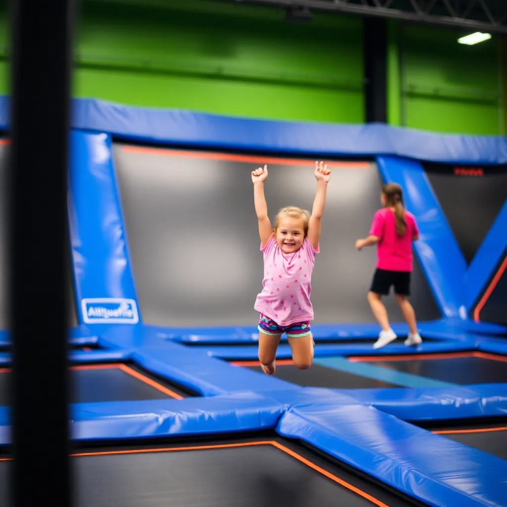 Kids birthday party places Altitude Trampoline Park Nashville in Hermitage