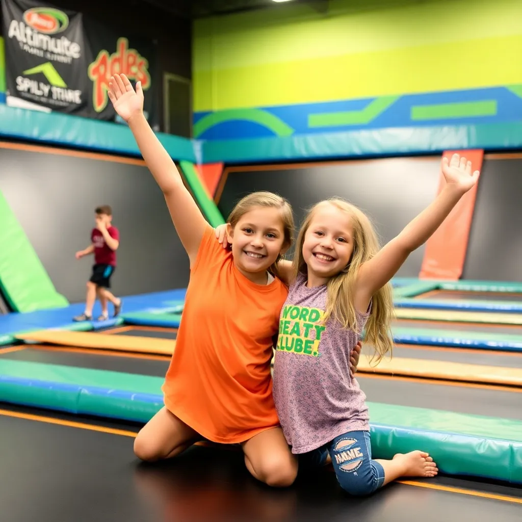 Kids birthday party places Altitude Trampoline Park Tampa in Tampa