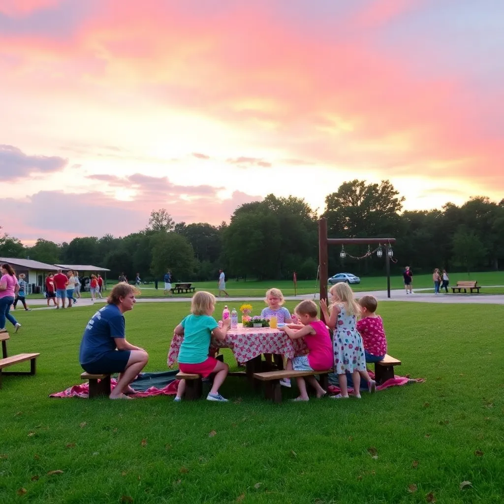 Kids birthday party places Anderson Dean Community Park in Harrodsburg