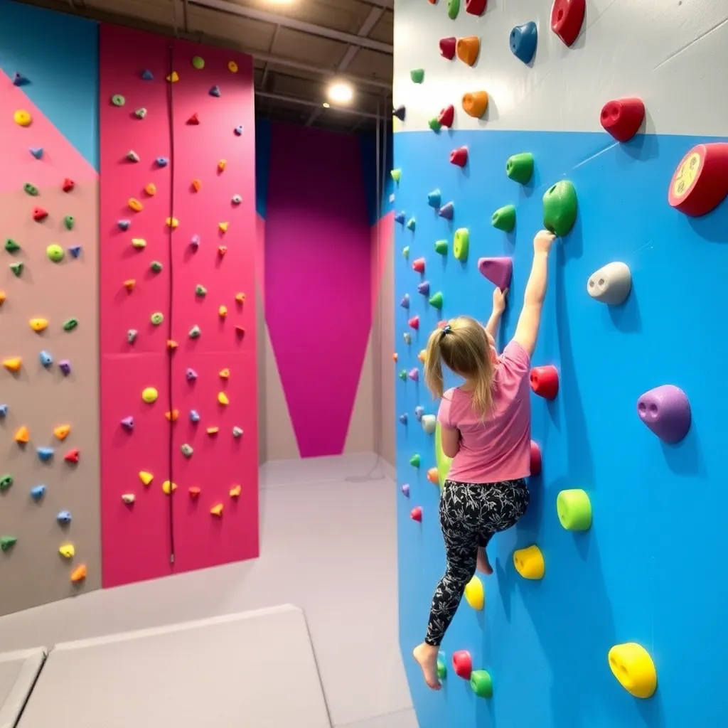 Kids birthday party places Approach Climbing Gym in Omaha