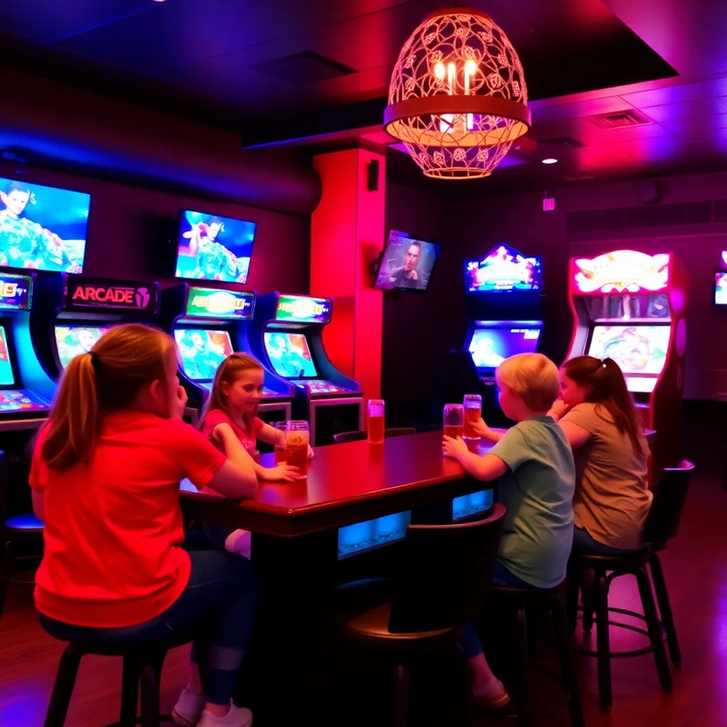 Kids birthday party places Arcade 11 Bar & Restaurant in Hays