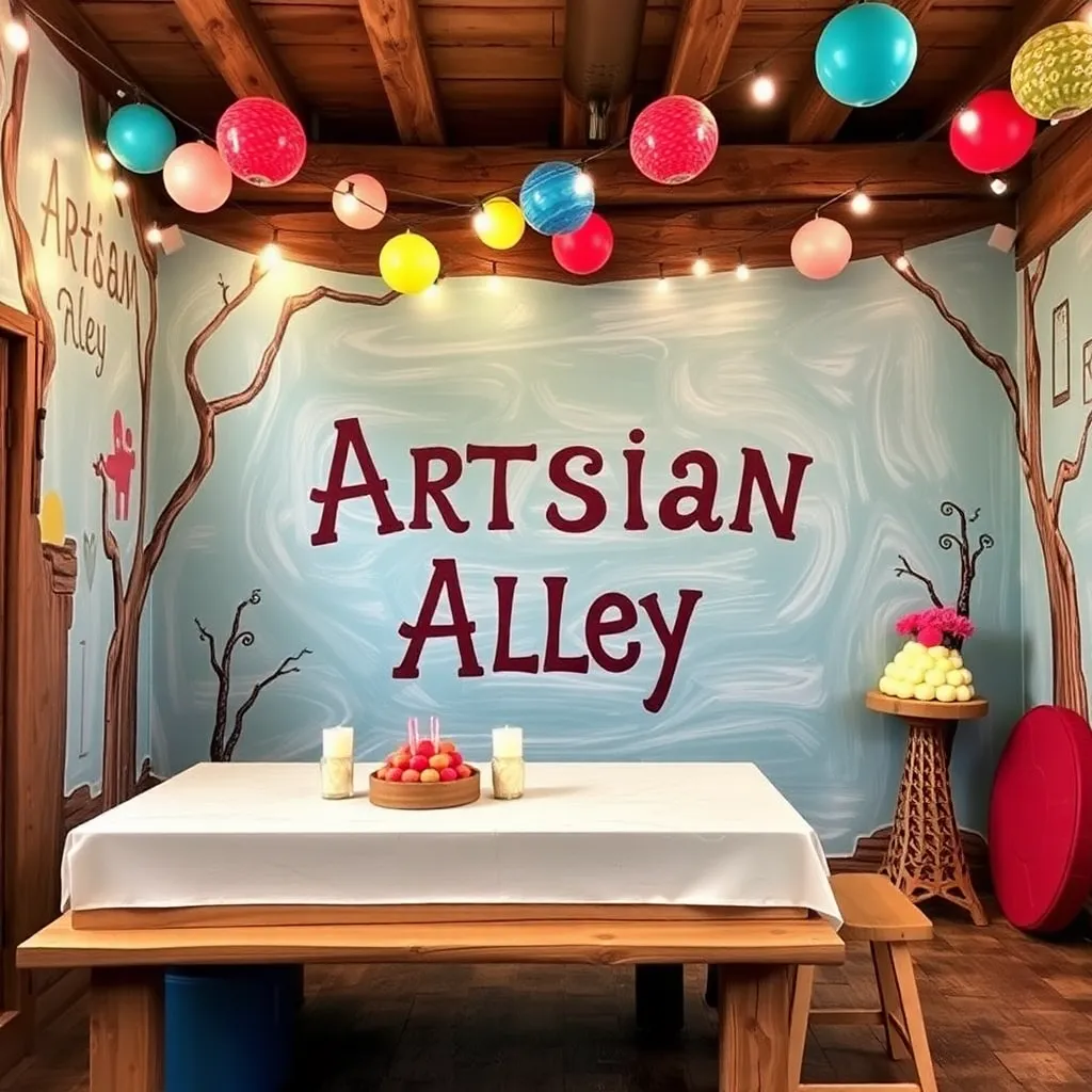 Kids birthday party places Artisan Alley in Casper