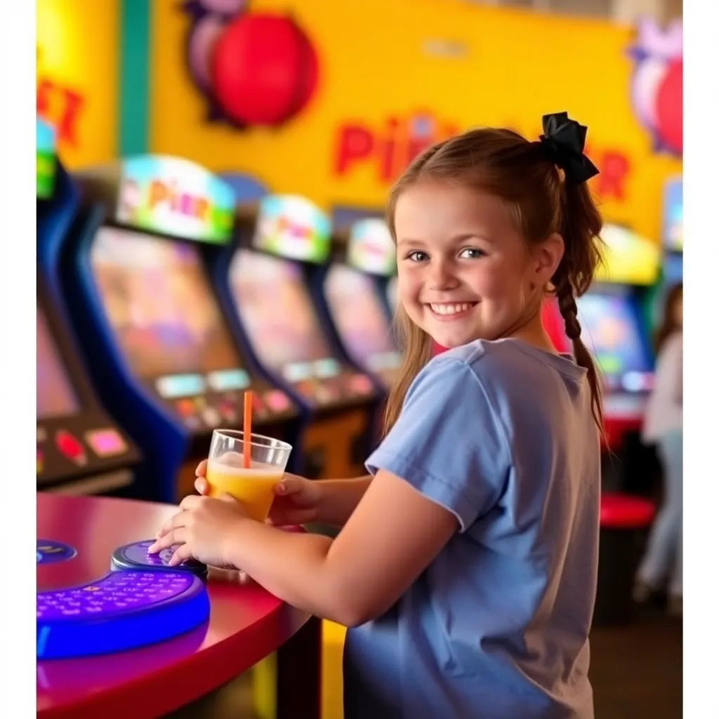 Kids birthday party places At The Pier Arcade in Greenville
