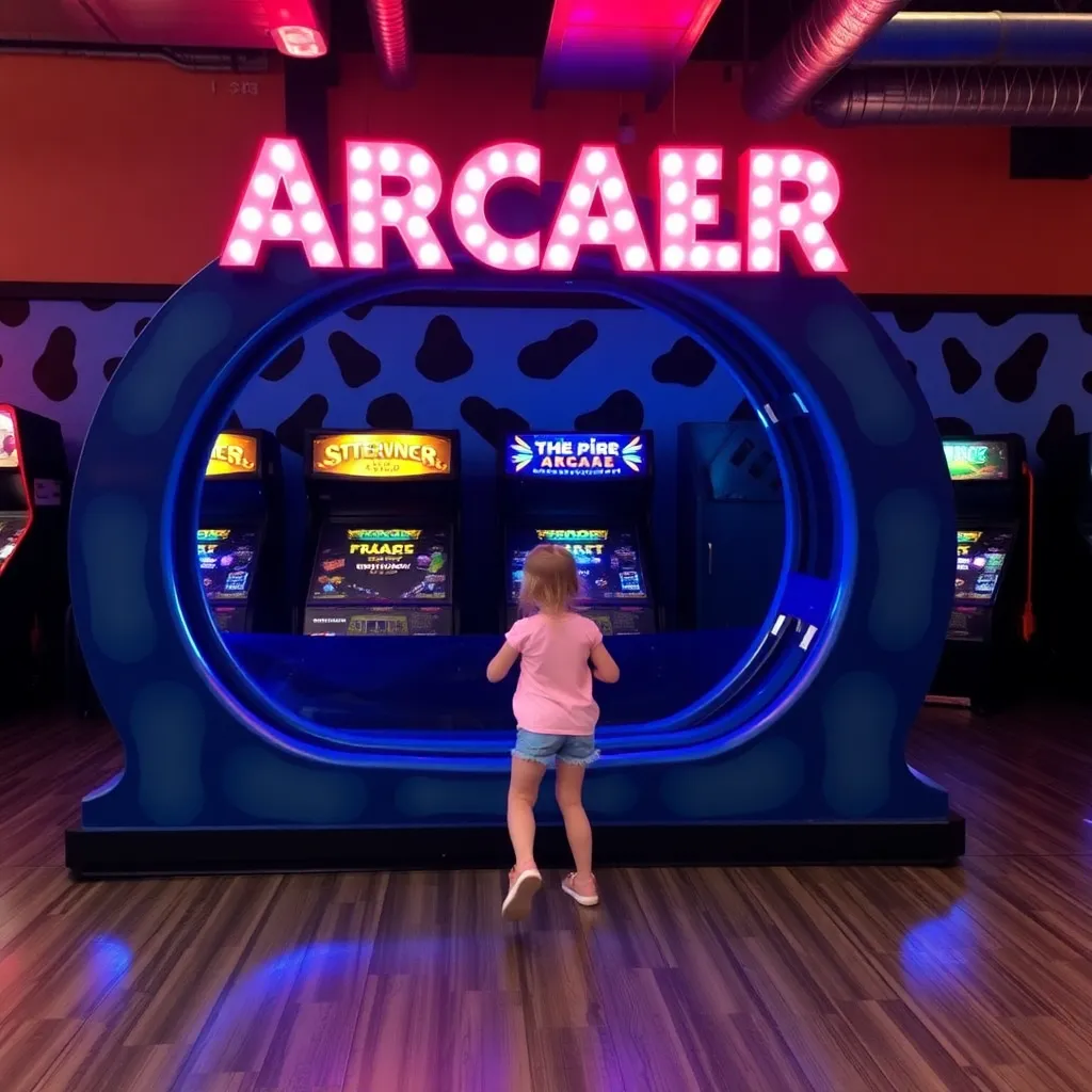 Kids birthday party places At The Pier Arcade in Maplewood