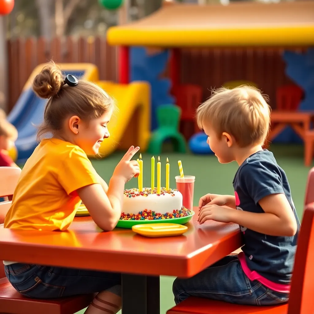 Kids birthday party places Backyard Playworld in Gretna