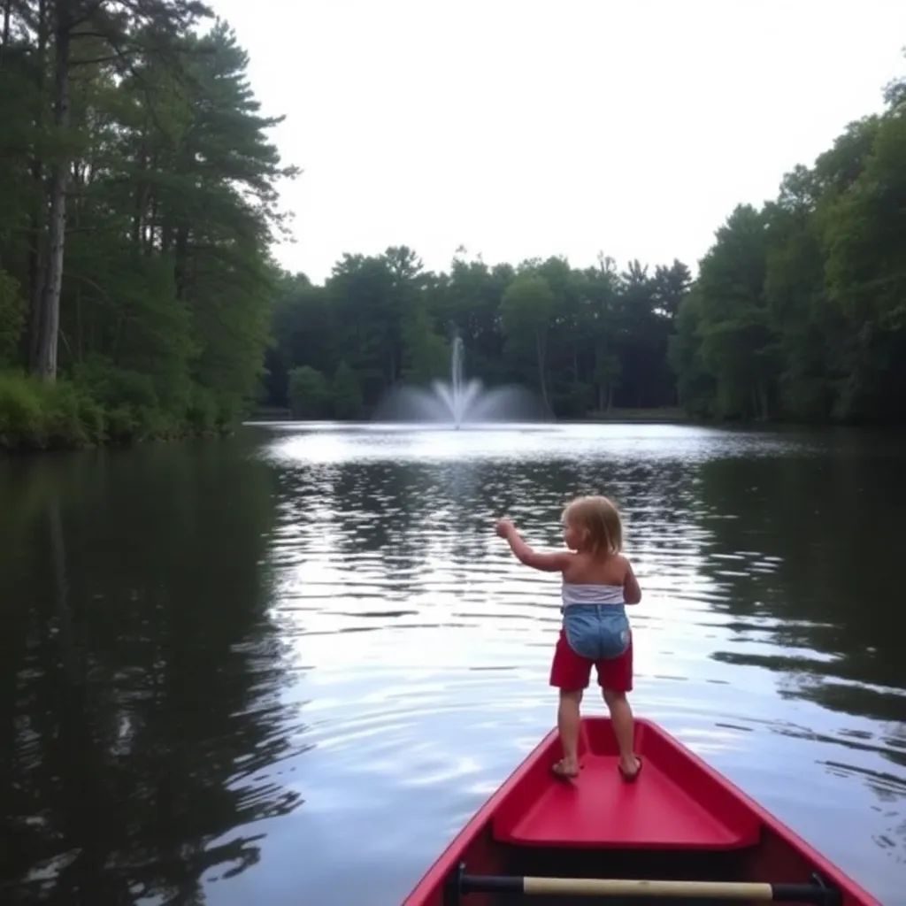 Kids birthday party places Bass Lake Park in Holly Springs