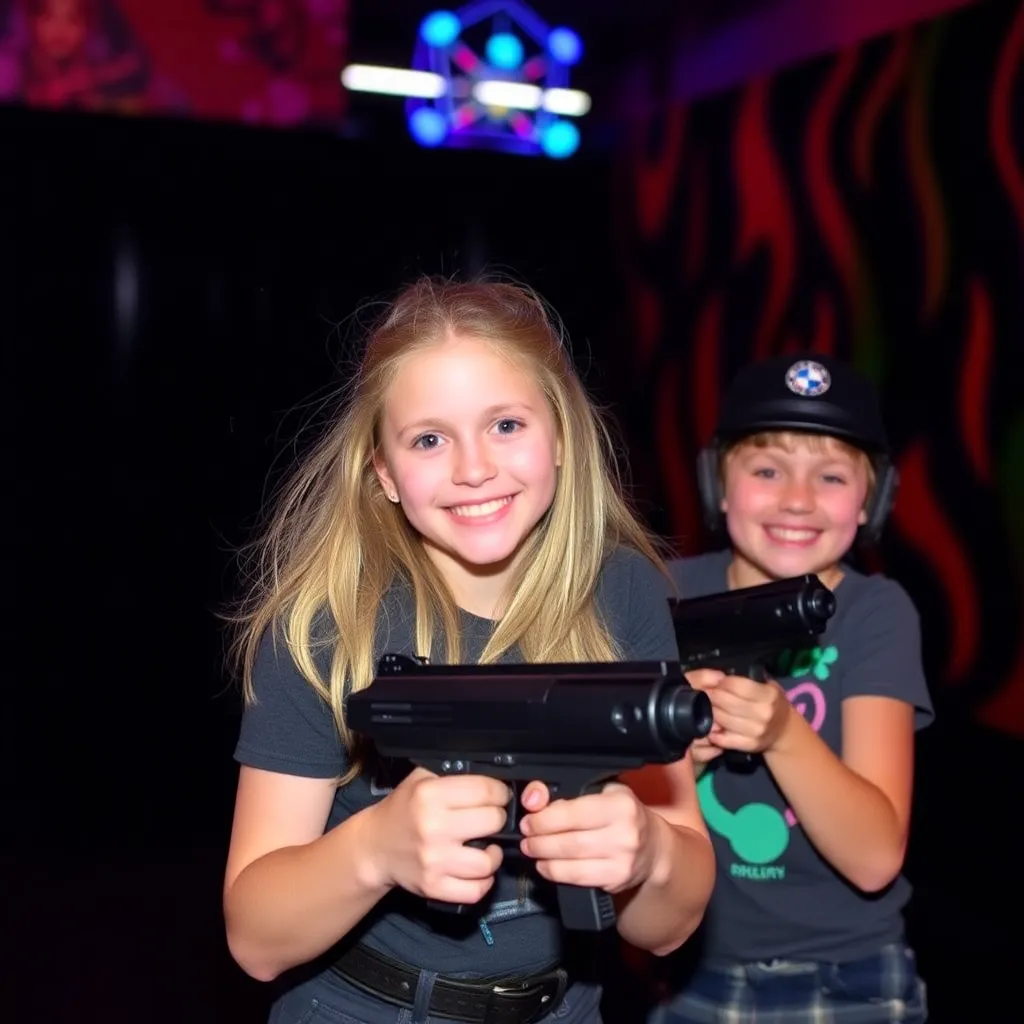 Kids birthday party places Battle Blast Laser Tag in Las Vegas