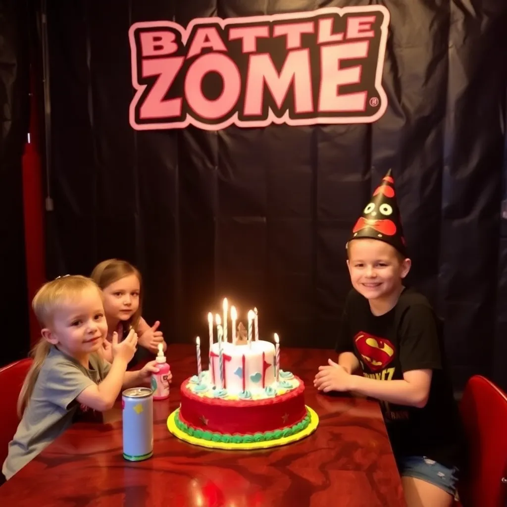 Kids birthday party places Battle Zone Birthdays in Robinson