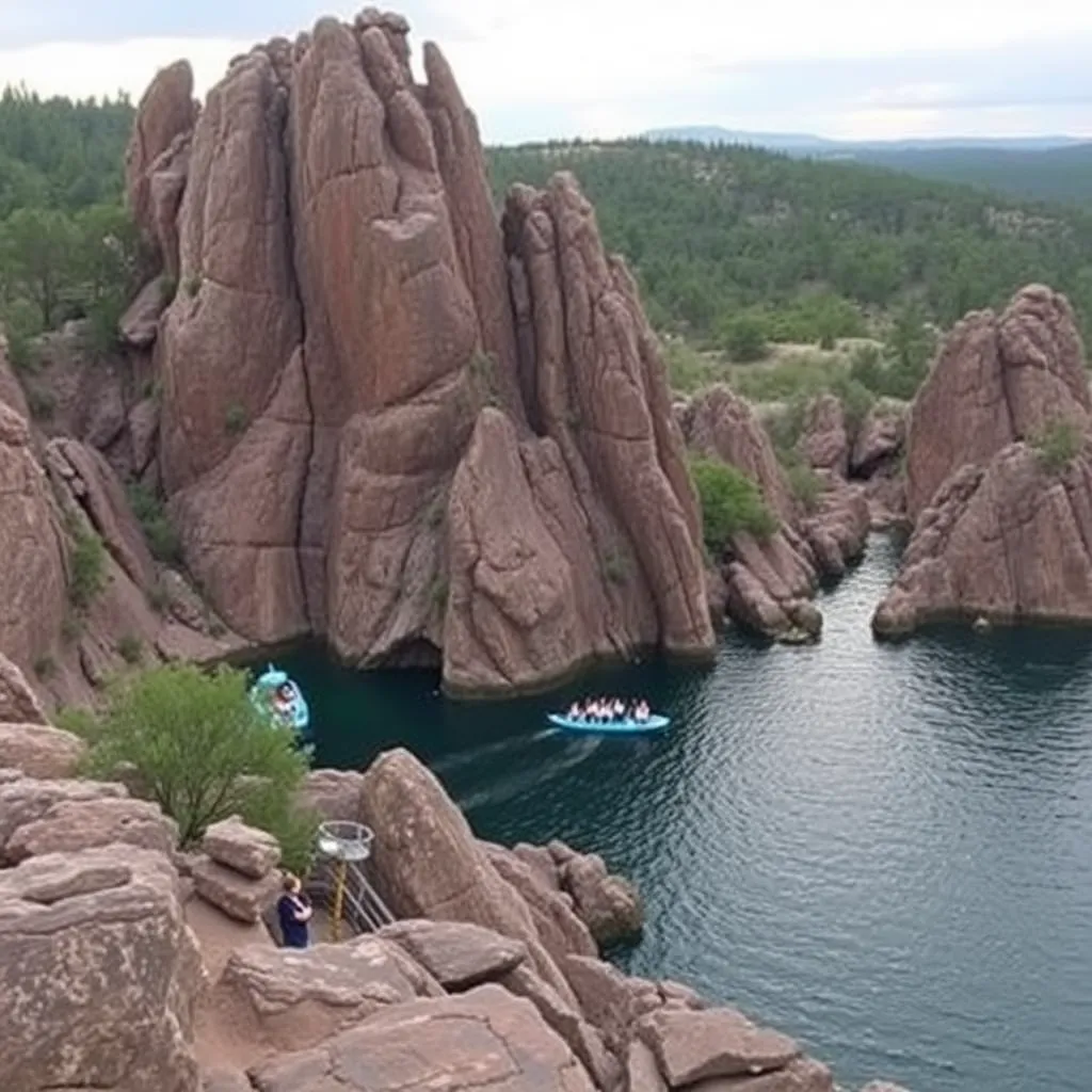 Kids birthday party places Battleship Rock in Jemez Springs