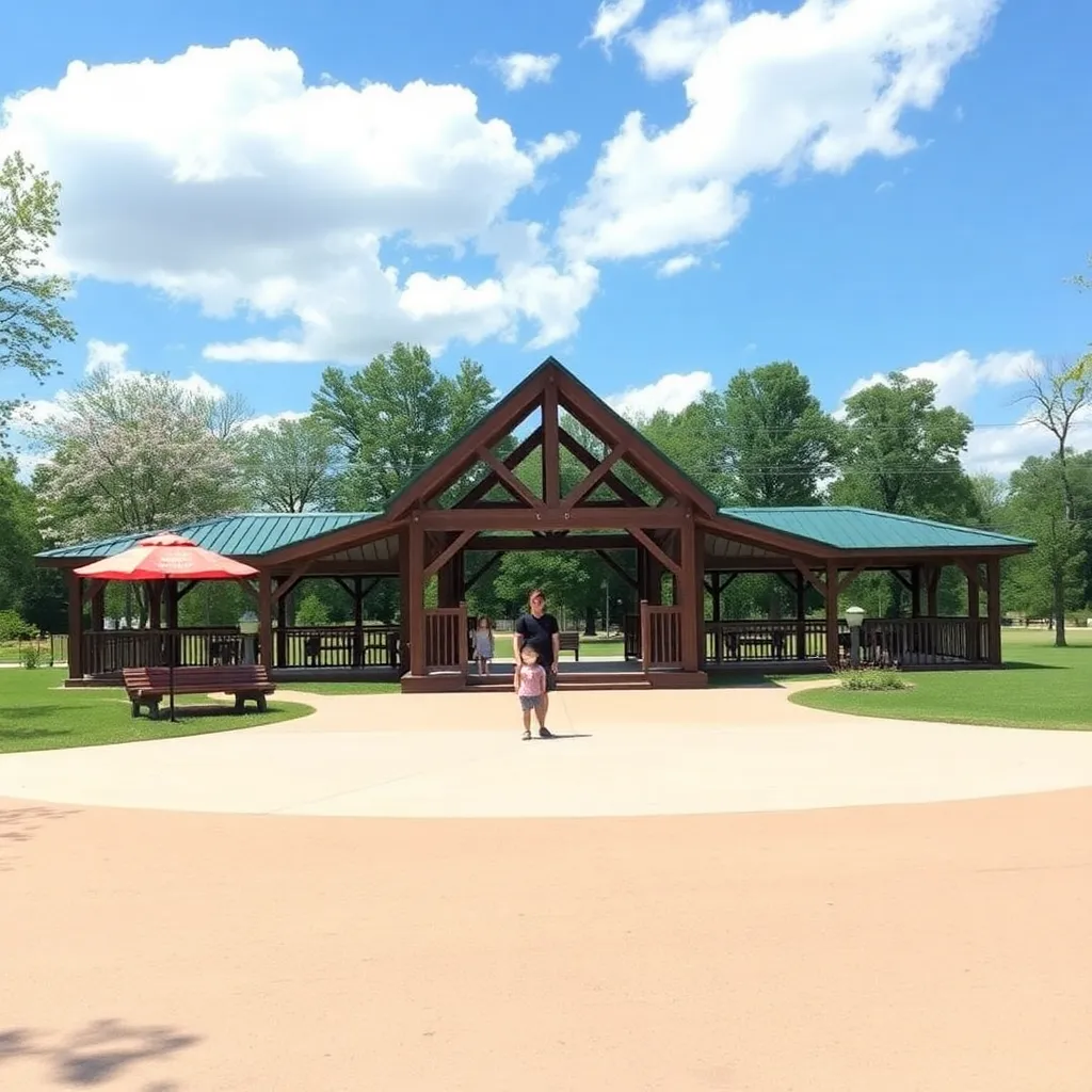 Kids birthday party places Berryhill Park in Searcy