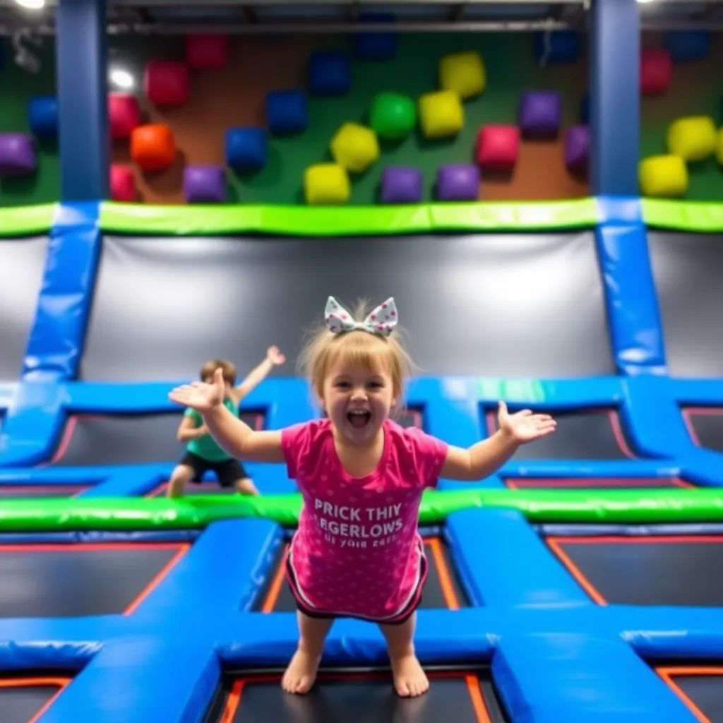Kids birthday party places Big Air Trampoline Park in Columbus