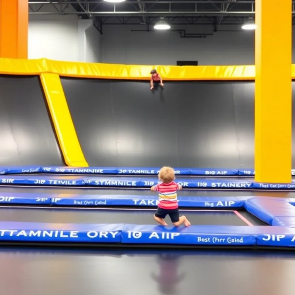 Kids birthday party places Big Air Trampoline Park in Auburn