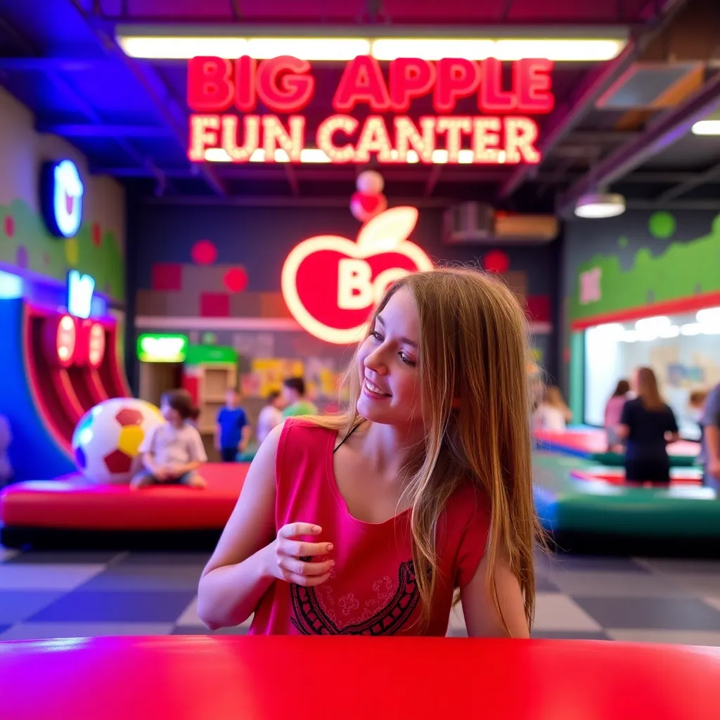 Kids birthday party places Big Apple Fun Center in Kearney