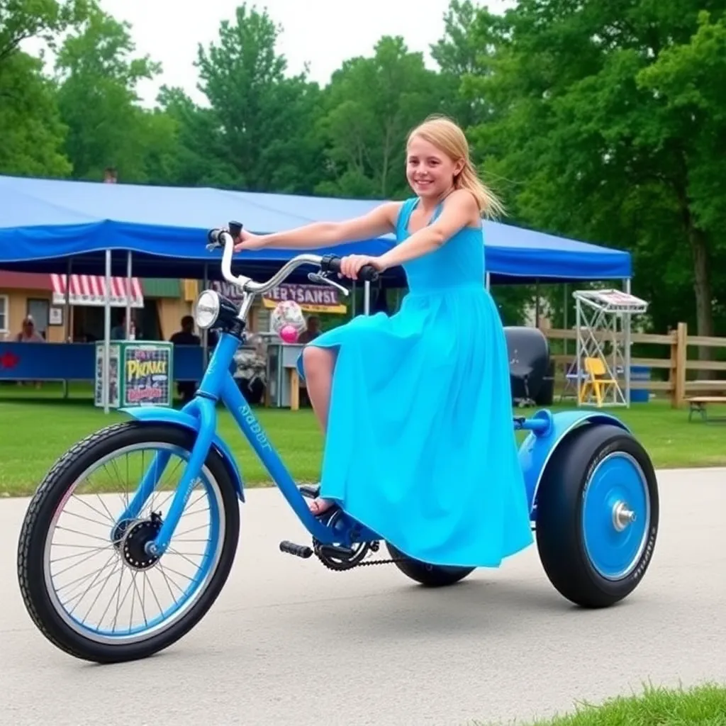 Kids birthday party places Big Blue Pedaler in Lexington