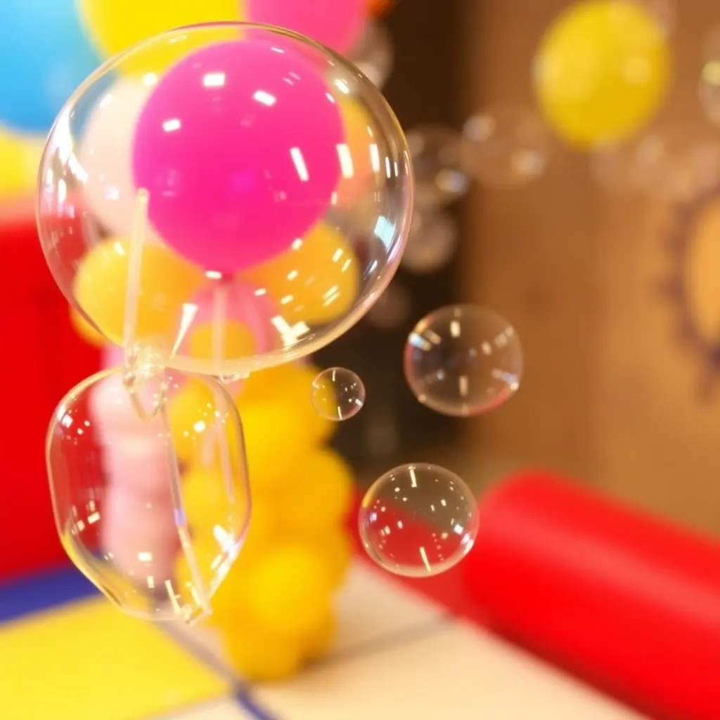Kids birthday party places Big Idea Bubbles Atlanta in Woodstock