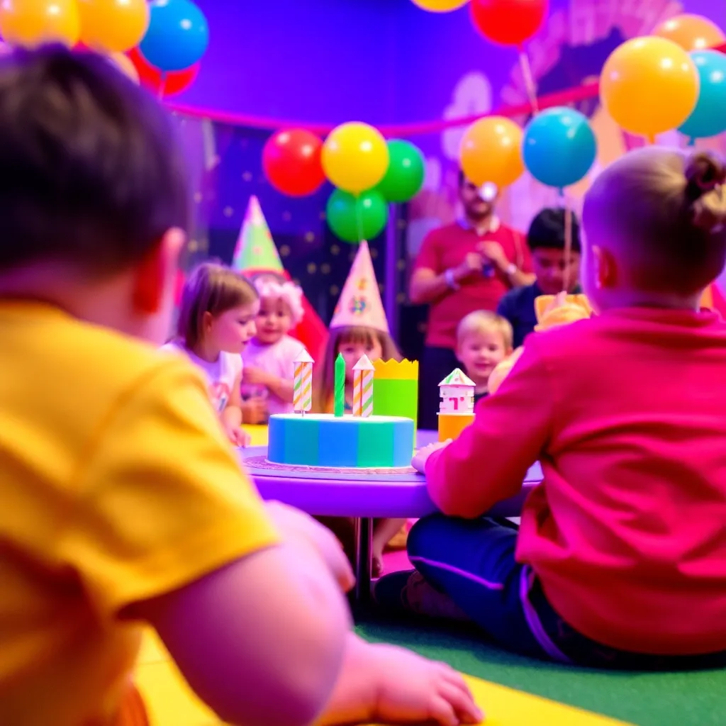 Kids birthday party places Big Play Entertainment Center in Biloxi