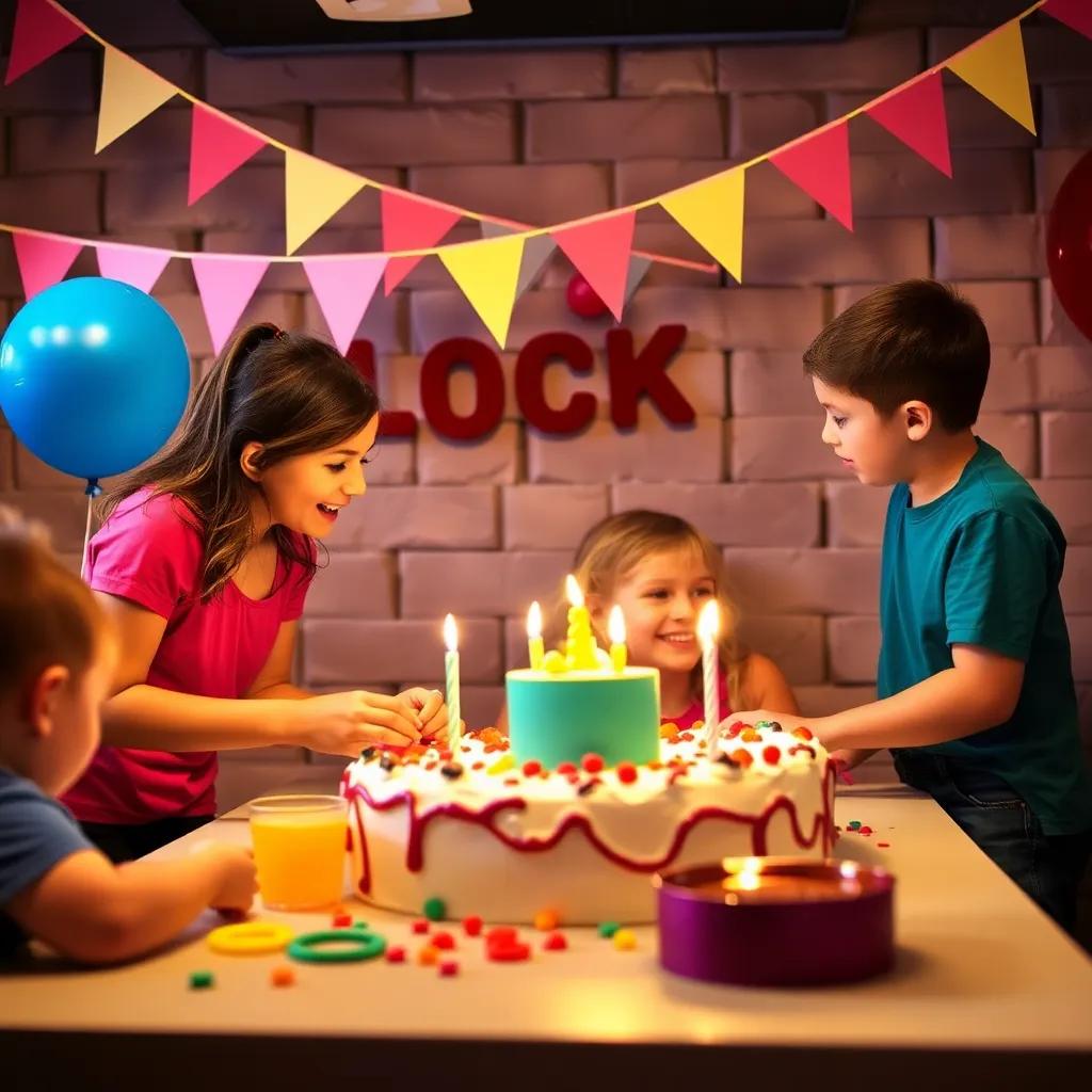 Kids birthday party places Block Party Social in Hooksett