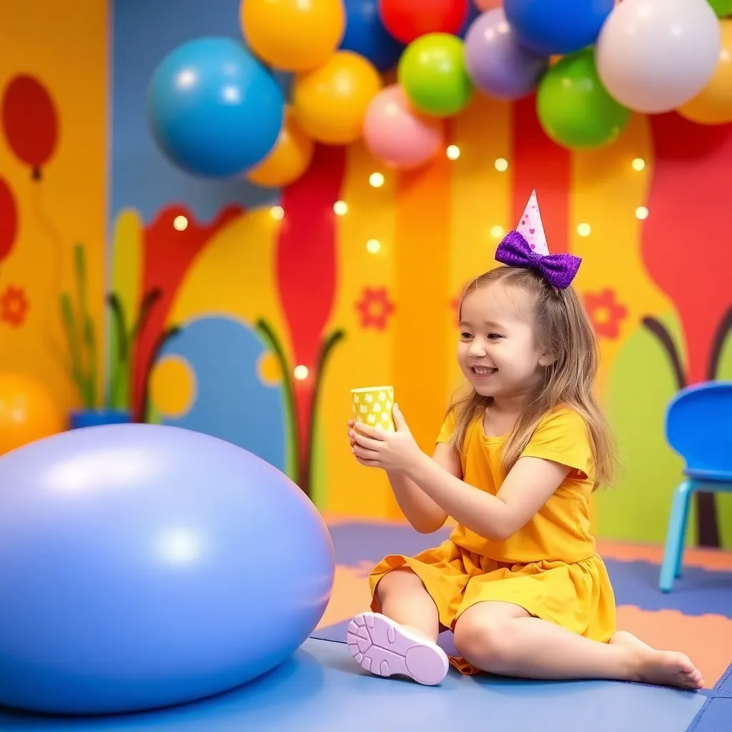 Kids birthday party places Bloom Play Studio in Mobile