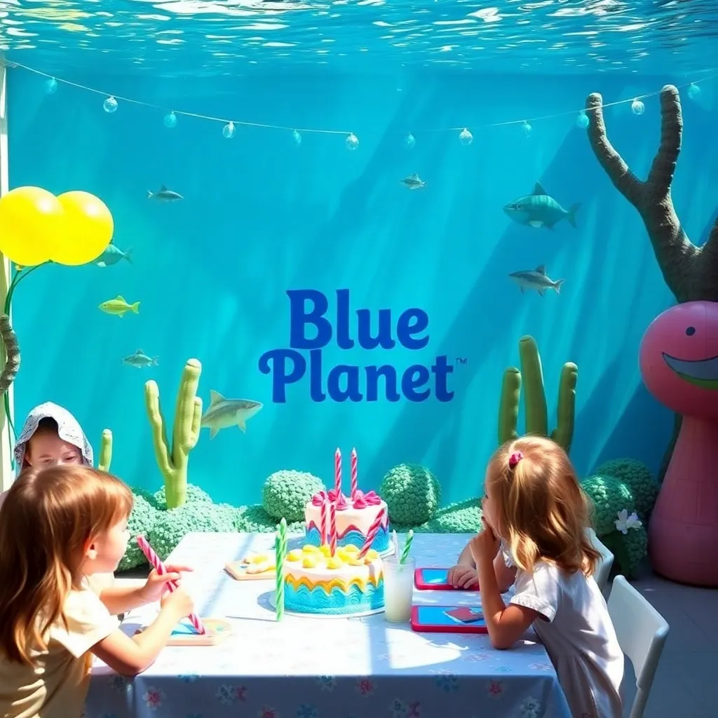 Kids birthday party places Blue Planet in Woodland Hills