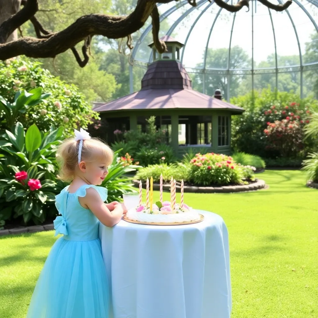 Kids birthday party places Botanic Gardens in Baton Rouge