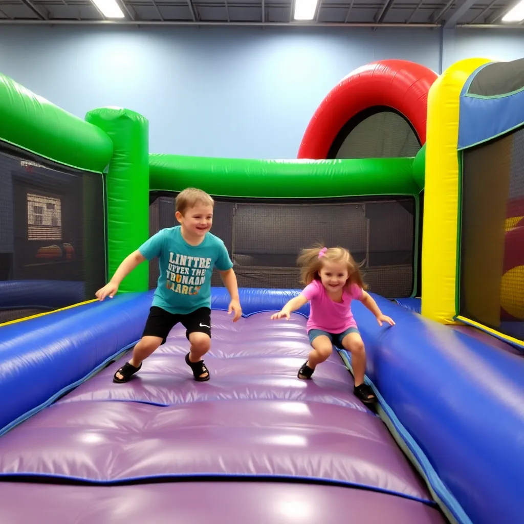 Kids birthday party places Bounce Zone Xtreme in Dayton