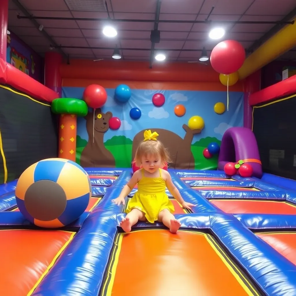 Kids birthday party places Bouncy World Indoor Mega Playland & Cafe in Las Vegas