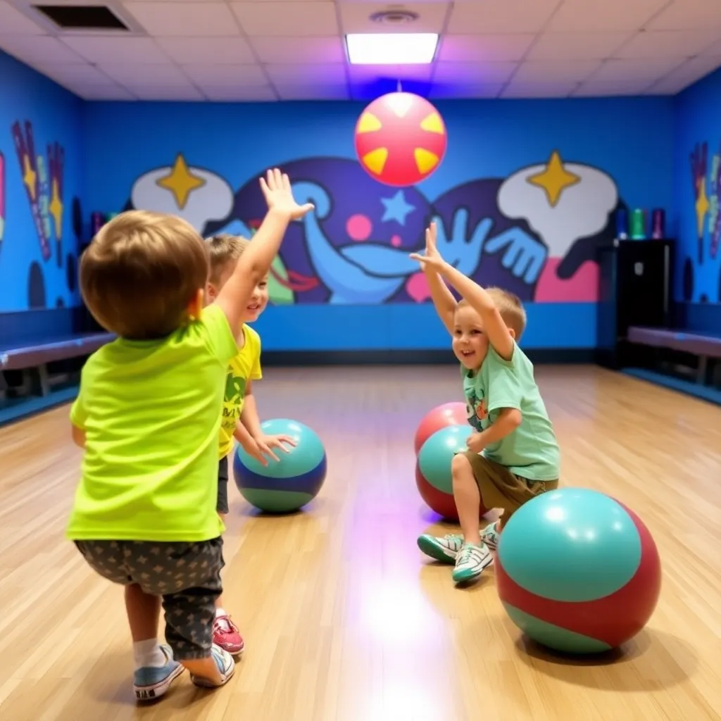 Kids birthday party places Bowl America Short Pump in Glen Allen
