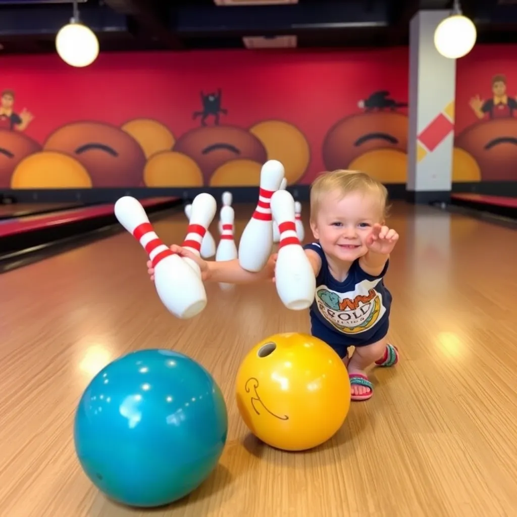 Kids birthday party places Bowlero Charlottesville in Charlottesville