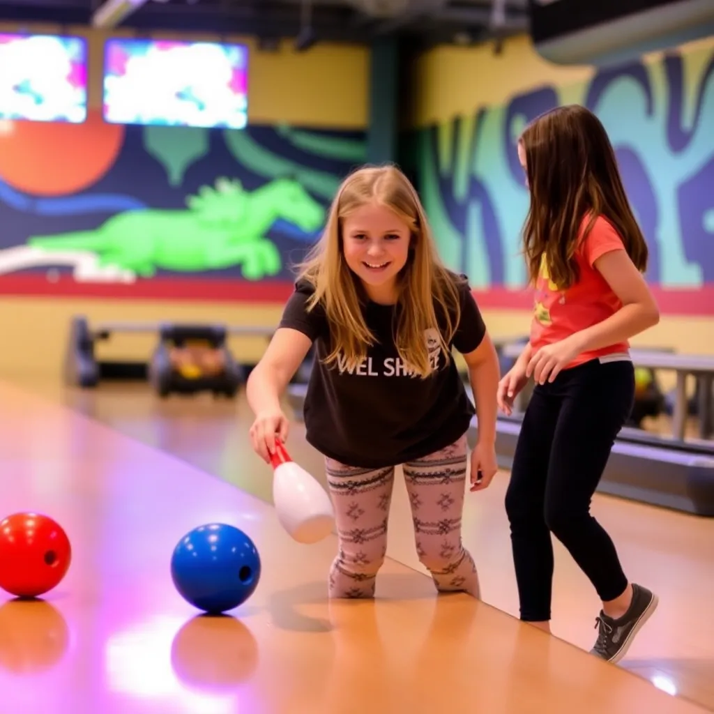 Kids birthday party places Bowlero Fredericksburg in Fredericksburg