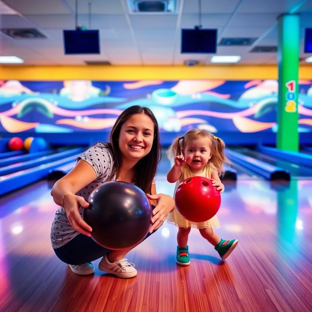 Kids birthday party places Bowlero Lakeside in Valley Park