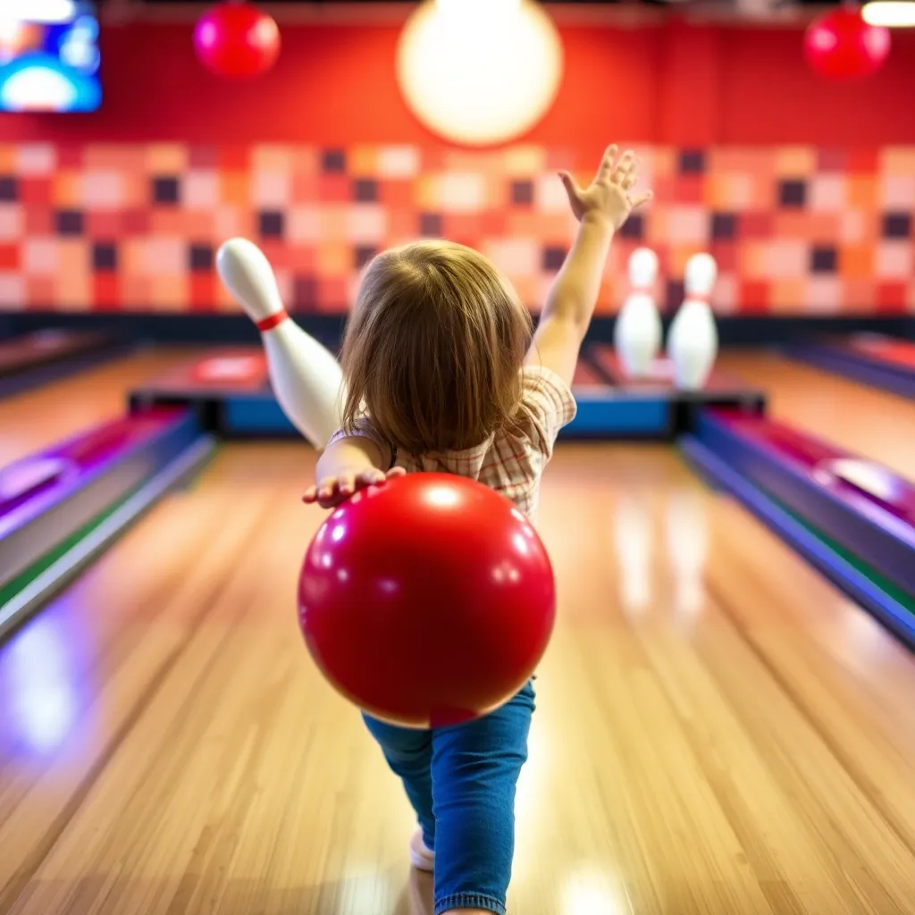 Kids birthday party places Bowlero Northrock in Wichita