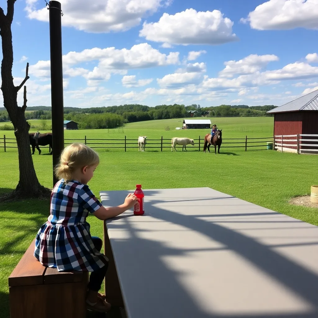 Kids birthday party places Braehead Farm in Fredericksburg
