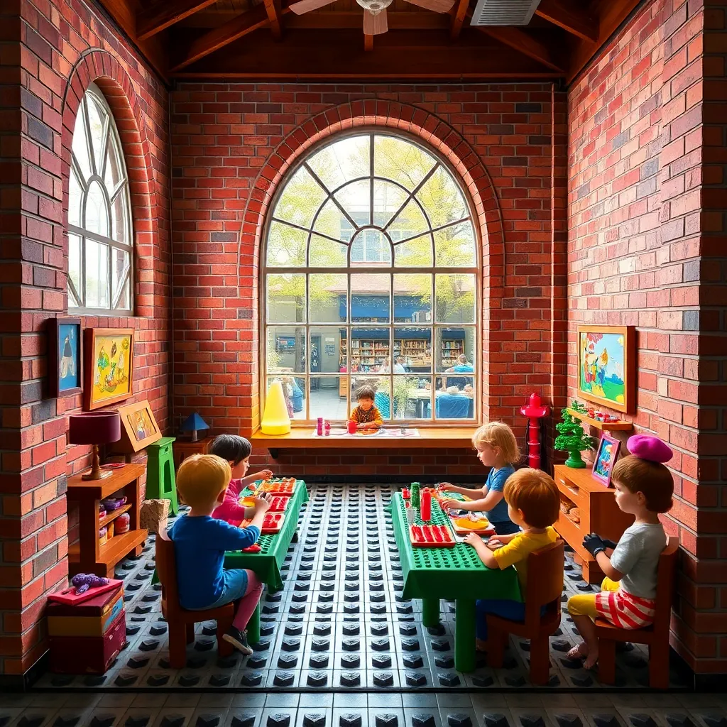 Kids birthday party places Brick By Brick Maine in Portland