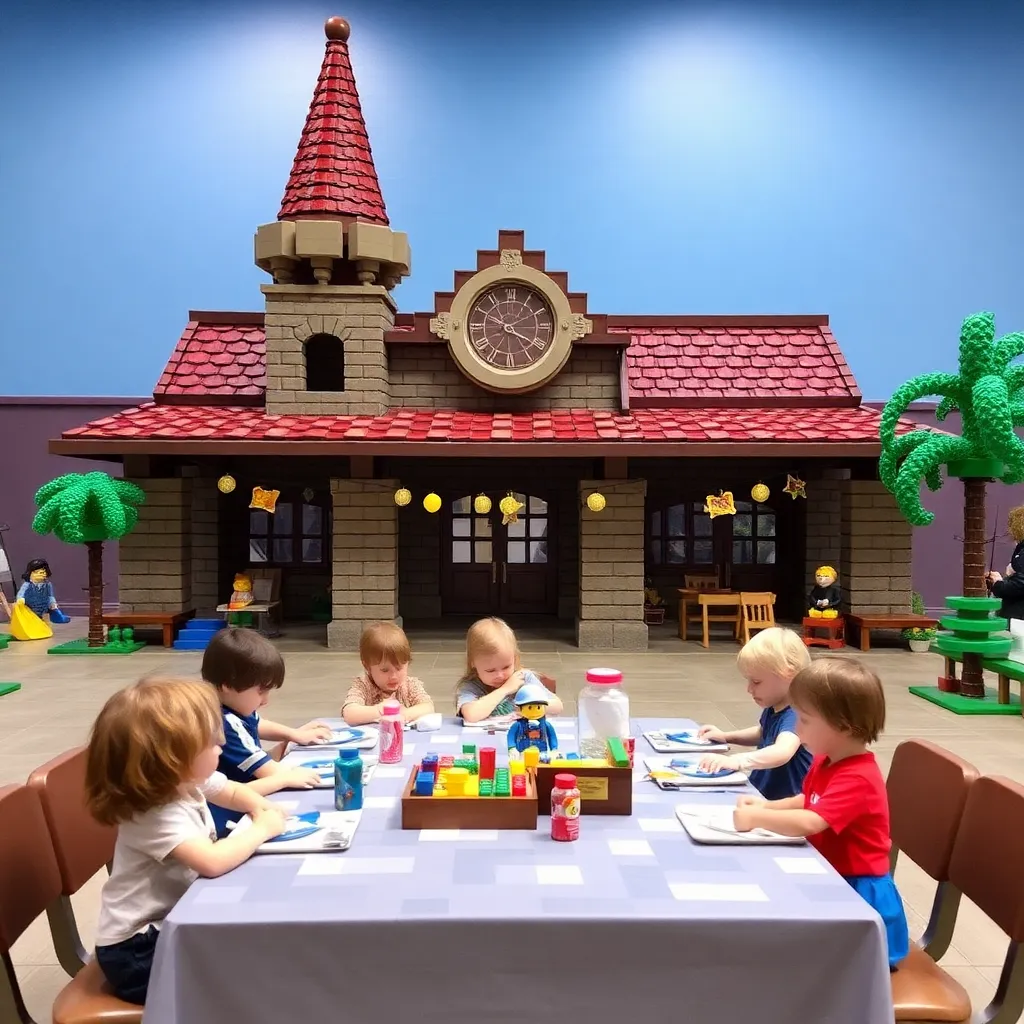 Kids birthday party places Bricks 4 Kidz in Ankeny