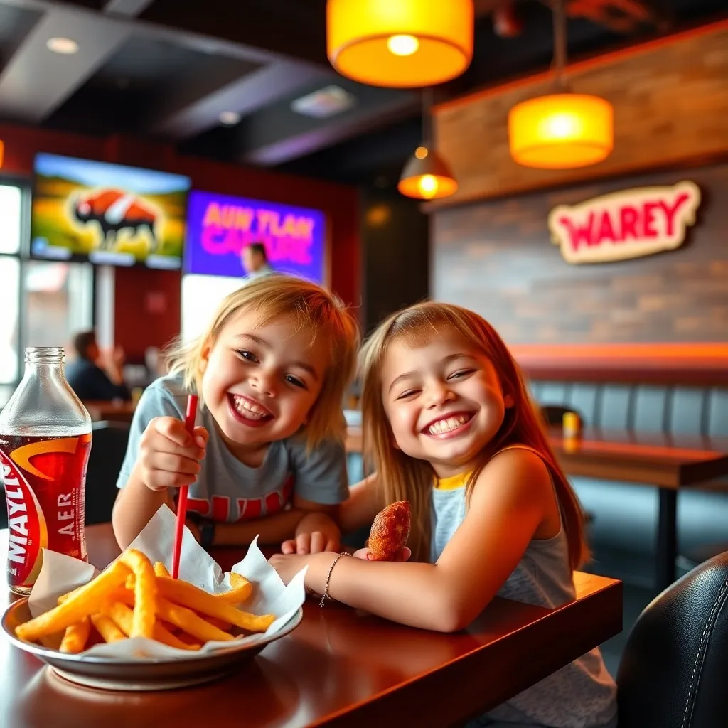 Kids birthday party places Buffalo Wild Wings in Dickinson