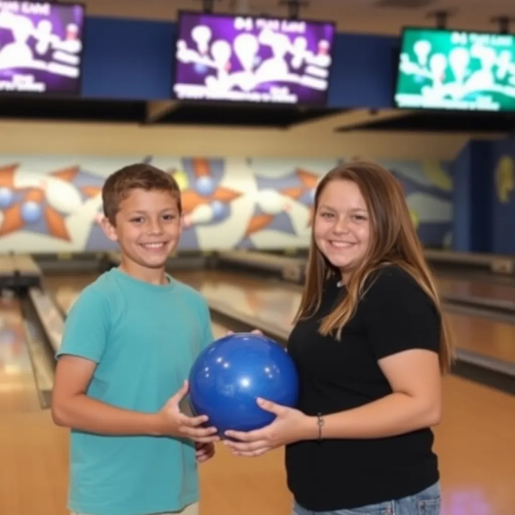 Kids birthday party places Buffaloe Lanes Cary Family Bowling Center in Cary