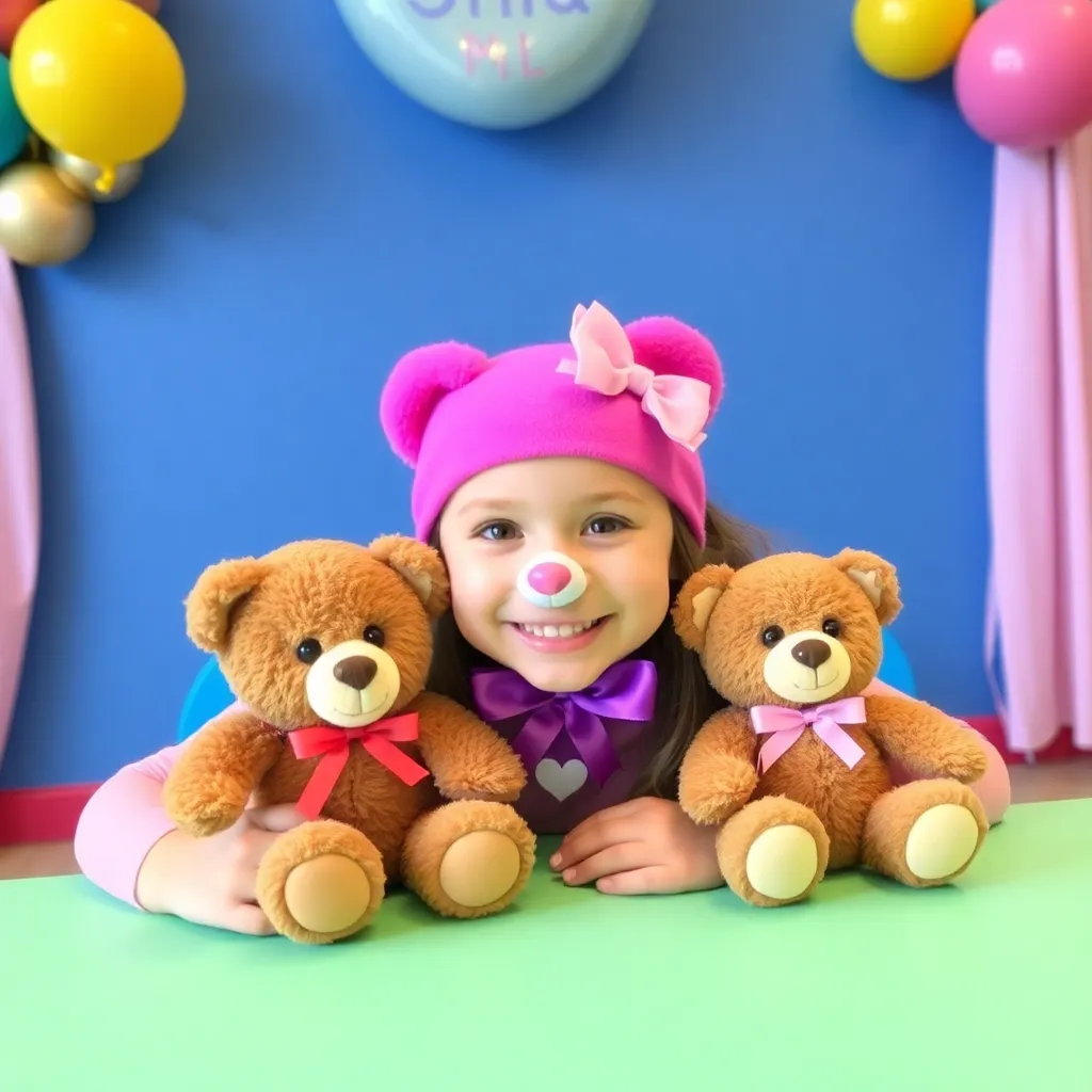 Kids birthday party places Build-A-Bear Workshop in Omaha